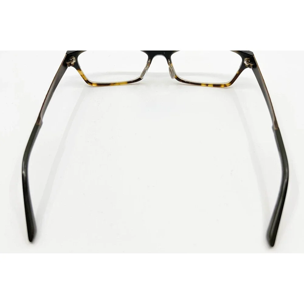 Superflex Eyeglasses Women Black Tortoise Hammered Temple SF-468 52-16-135